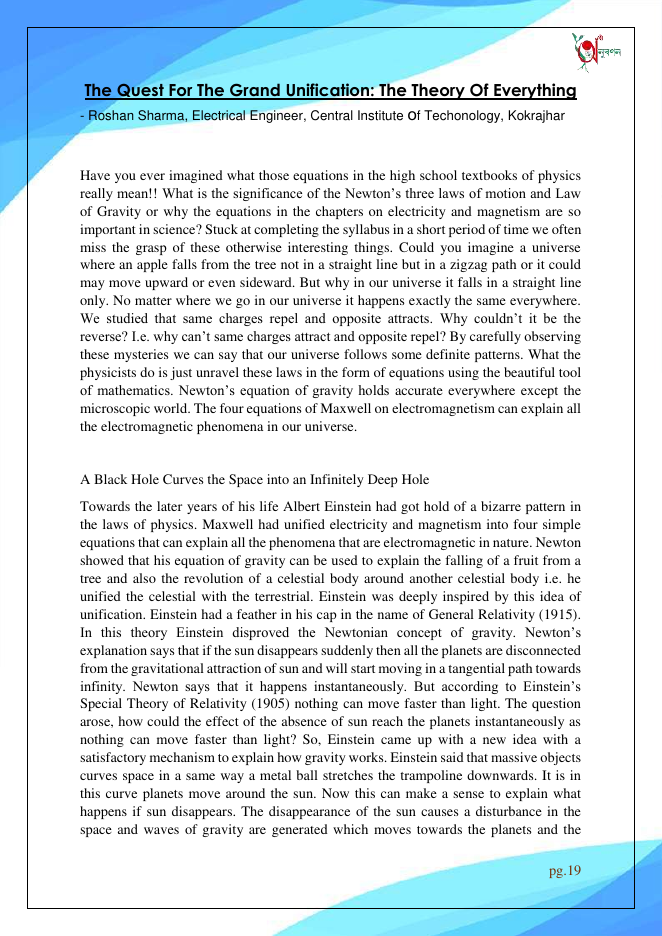 The Quest For The Grand Unification: The Theory Of Everything