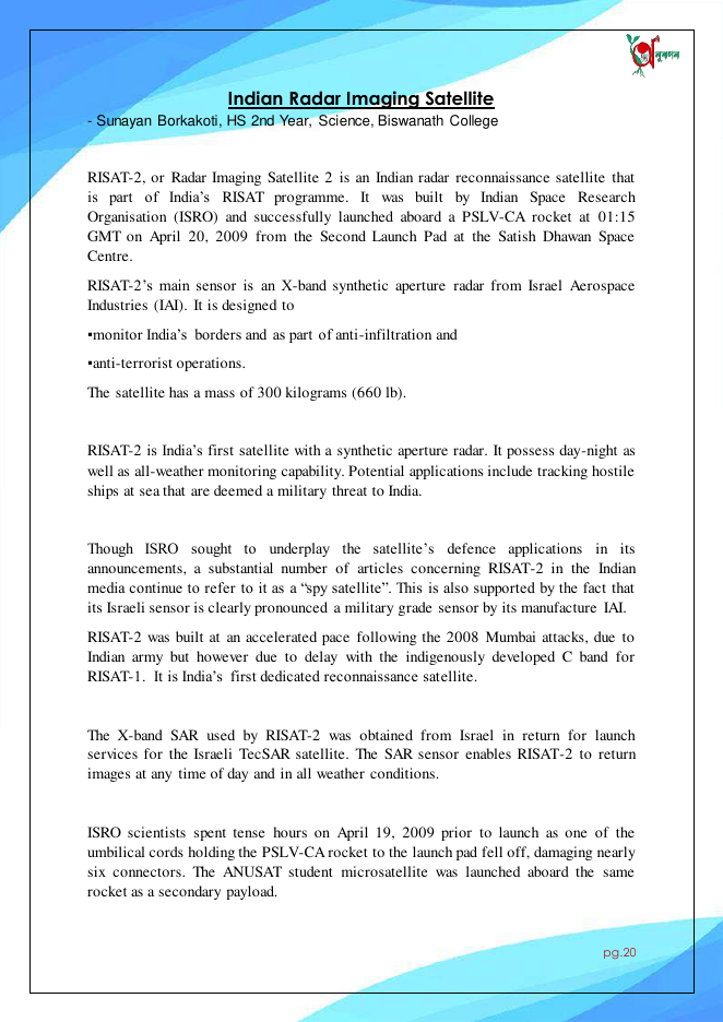 Indian Radar Imaging Satellite