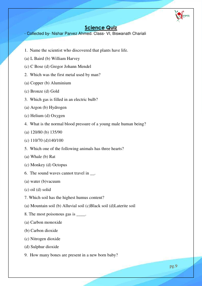 Science Quiz