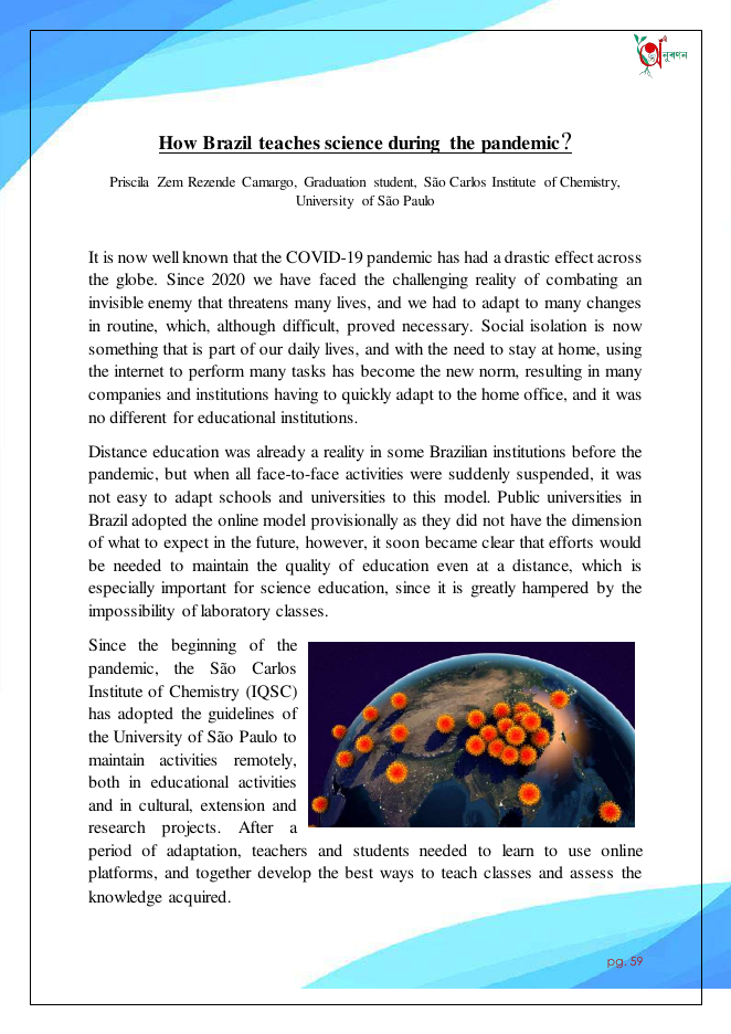 How Brazil teaches science during the pandemic?
